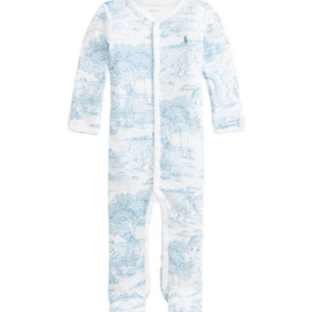 RALPH Lauren | Footed Toile Pajamas - Picture 9 of 11